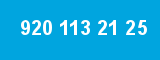 920 113 21 25